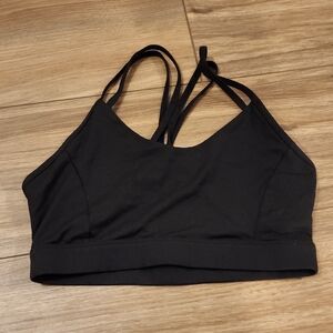Amazon Black Strappy Sports Bra